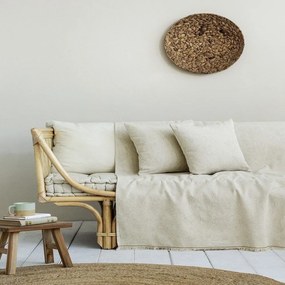 Ριχτάρι Waves Mint Ivory Nima Two-seater 180x240cm Βαμβάκι-Πολυέστερ