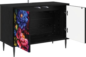vidaXL Ντουλάπι TV KIEL 69 x 33 x 50,5 εκ. Μαύρη Δρυς