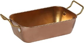 SHINY COPPER ΜΠΩΛ ΣΕΡΒΙΡΙΣΜΑΤΟΣ ΟΡΘ. ΜΕ 2 ΛΑΒΕΣ SS18/10 16Χ10Χ4,5ΕΚ.