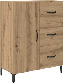vidaXL Πλαϊνό γραφείο Artisan Oak 69,5 x 34 x 90 εκ.