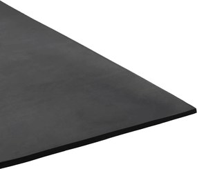 vidaXL Μάτ δαπέδου Μαύρο 1,2 x 5 μ Λάστιχο