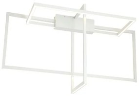 Πλαφονιέρα Φωτιστικό Οροφής LED 60W IP20 3000K Zambelis-2078-Λευκό 2078