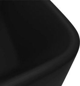 vidaXL Νιπτήρας Πολυτελής Μαύρο Ματ 41 x 30 x 12 εκ. Κεραμικός