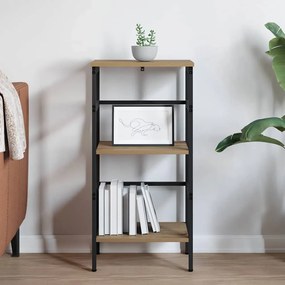 vidaXL Ράφι Βιβλίων 2 επιπέδων 40 x 29,5 x 81 εκ Επεξεργασμένο ξύλο