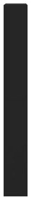 Παπουτσοθήκη με 4 Ανακλινόμενα Συρτάρια Μαύρη 80x21x163,5 εκ. - Μαύρο
