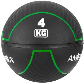 AMILA Μπάλα Medicine Ball HQ Rubber 4Kg (90708)