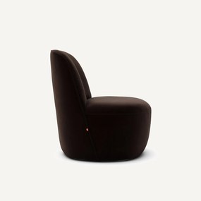 Πολυθρόνα από βελούδο, Rosebury, σχεδίασης E.Gallina