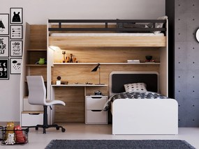 Γραφείο Κρεμ / Δρυς GROGON 103.9x60x73.5