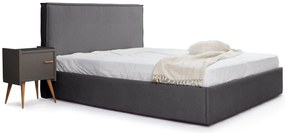 Επενδυμένο Κρεβάτι Pure-Gkri-90 x 200-Ξύλα Ελάτου