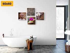 Σετ εικόνων Φενγκ Σούι σε φυσικό σχέδιο - 4x 60x60