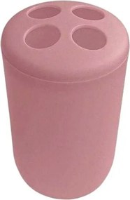Θήκες οδοντόβουρτσας πλαστικές σε σετ 5Χ - Pink - 21758