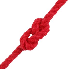 vidaXL Cotton Twine 2 τμχ. 2 mm 100 m Κόκκινο 100% Βαμβάκι