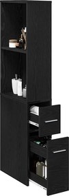 vidaXL Σετ Επίπλων Μπάνιου 22 x 41 x 135 εκ. Επεξεργασμένο ξύλο