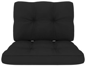 vidaXL Σετ Σαλονιού Κήπου 3 τεμ. Εμποτισμένο Ξύλο Πεύκου με Μαξιλάρια