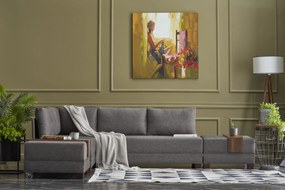 Corner Sofa-Bed Fly Corner Sofa Bed Left - Brown Brown