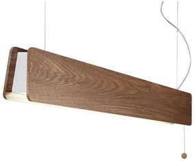 Φωτιστικό Οροφής-Ράγα Oslo 90 7522 98x8x12/150cm LED 16W Smoked Oak Nowodvorski