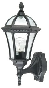 Απλίκα Φωτιστικό Τοίχου E27 60W IP44 Μαύρο Ledbury GZH-LB1 Elstead Lighting GZH-LB1 Μαύρο