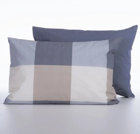 Μαξιλαροθήκη (52x72) Nef-Nef Homeware Casual Check Denim