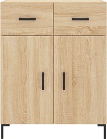 vidaXL Ντουλάπι Sonoma Δρυς 69,5 x 34 x 90 εκ. από Επεξεργασμένο Ξύλο