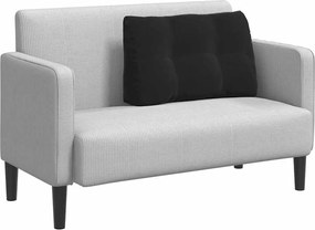 vidaXL Μαξιλάρι Πλάτης Μαύρο 80 x 24 x 50 εκ Βελούδο