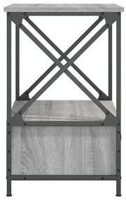 vidaXL Κομοδίνο Γκρι Sonoma 50 x 41 x 65 εκ. από Επεξεργασμένο Ξύλο