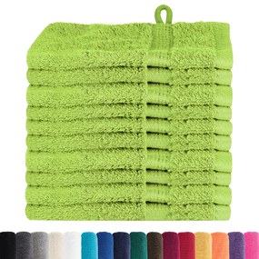 vidaXL Πετσέτες 10 pcs Λαχανί 15 x 21 cm Βαμβάκι