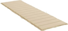 vidaXL Μαξιλάρια ξαπλώστρας Ύφασμα Oxford (100% πολυεστέρας) Μπεζ