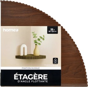Γωνιακό Ράφι Τοίχου (25x25x3.5) L-C Acacia 6RAN898AC