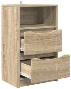 vidaXL Κομοδίνο Δρύς Sonoma 40 x 30 x 467 εκ Επεξεργασμένο ξύλο