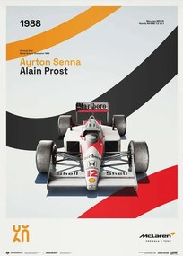 Εκτύπωση τέχνης McLaren Racing - MP4/4 - 60th Anniversary - 1988, Automobilist