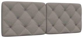 vidaXL Μαξιλάρι για Κεφαλάρι Taupe 120 εκ. Υφασμάτινο