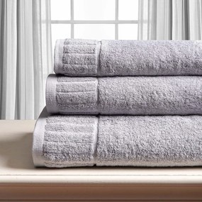 Πετσέτα Χεριών (40x60) Silk Fashion Μελωδία 600gsm Γκρι