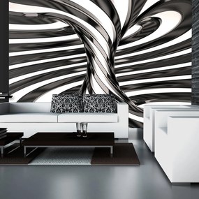 Φωτοταπετσαρία - Black and white swirl 200x140