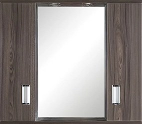 GLORIA FINO II - ΕΡΜΑΡΙΟ PVC 72*68*13.5 ΜΕ ΔΥΟ ΦΩΤΑ WENGE_> 47-0010