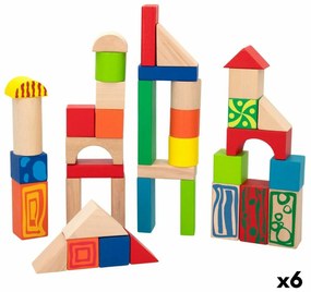 Παιχνίδι Kατασκευή Woomax 50 Τεμάχια (x6)