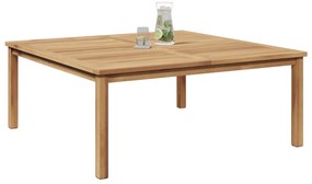 vidaXL Τραπεζάκι σαλονιού Καφέ 110 x 110 x 45 cm Μασίφ ξύλο teak
