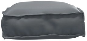vidaXL Μαξιλάρι Παλέτας για Καθίσμα Ανθρακί 60x40x8 εκ Υφασμα Oxford