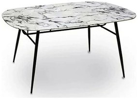 Βοηθητικό Τραπέζι Gift Decor Λευκό Μαύρο 90 x 76,5 x 160 cm