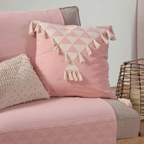 Μαξιλάρι Διακοσμητικό (Με Γέμιση) Finley Pink Nef-Nef 45X45 Cotton-Polyester