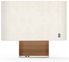 Φωτιστικό Επιτραπέζιο Belmont 10730 55,8x17x44cm 2xE26 30W Walnut-White Pablo Designs