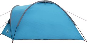 vidaXL Θόλος Τέντα 4 άτομο 308 x 268 x 130 εκ. Αδιάβροχο Μπλε ταφτάς