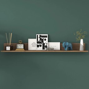 Ράφι Τοίχου Καρυδί CRORU 135.8x13x15