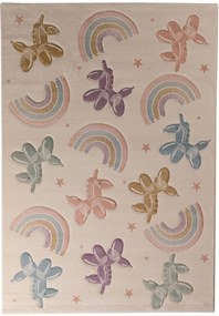 Χαλί Diamond 76767-260 Beige-Gold-Multi Merinos 133X190cm