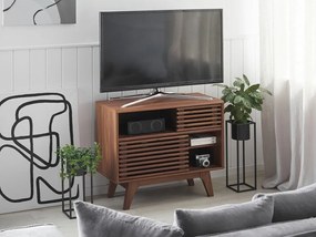 Τραπέζι Tv Berwyn 255, Σκούρο ξύλο, 79x69x35cm, 16 kg | Epipla1.gr