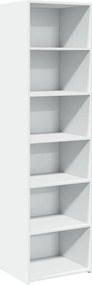 vidaXL Ντουλάπι Λευκό 50x41x185 εκ. Επεξεργασμένο Ξύλο