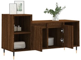 vidaXL Έπιπλο Τηλεόρασης Καφέ Δρυς 100x35x55 εκ. Επεξεργασμένο Ξύλο