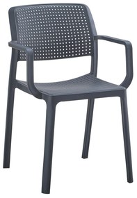 Καρέκλα - Πολυθρόνα COMFEE C6102.03 Γκρί Πολυπροπυλενίου 54x57x83Υεκ. 54x57x83 εκ.
