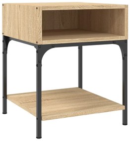vidaXL Κομοδίνο Sonoma Δρυς 40 x 41 x 50 εκ. από Επεξεργασμένο Ξύλο