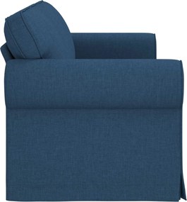 vidaXL Καναπές 180cm Μπλε Μέταλλο