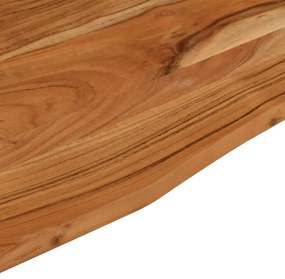 vidaXL Επιφάνεια Γραφείου Ορθογώνια 80x60x2,5 εκ. Μασίφ Ξύλο Ακακίας